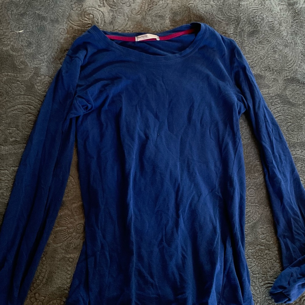 s/m blue longsleeve shirt